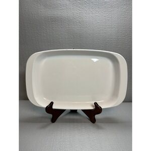 Corning Ware MW-11 Microwave Browning Grill Tray White Rectangular 12 Inch USA